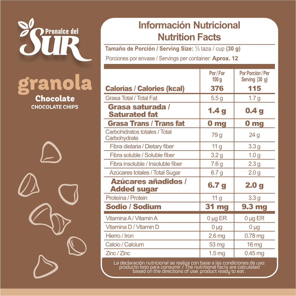 Granola Chocolate x350gr