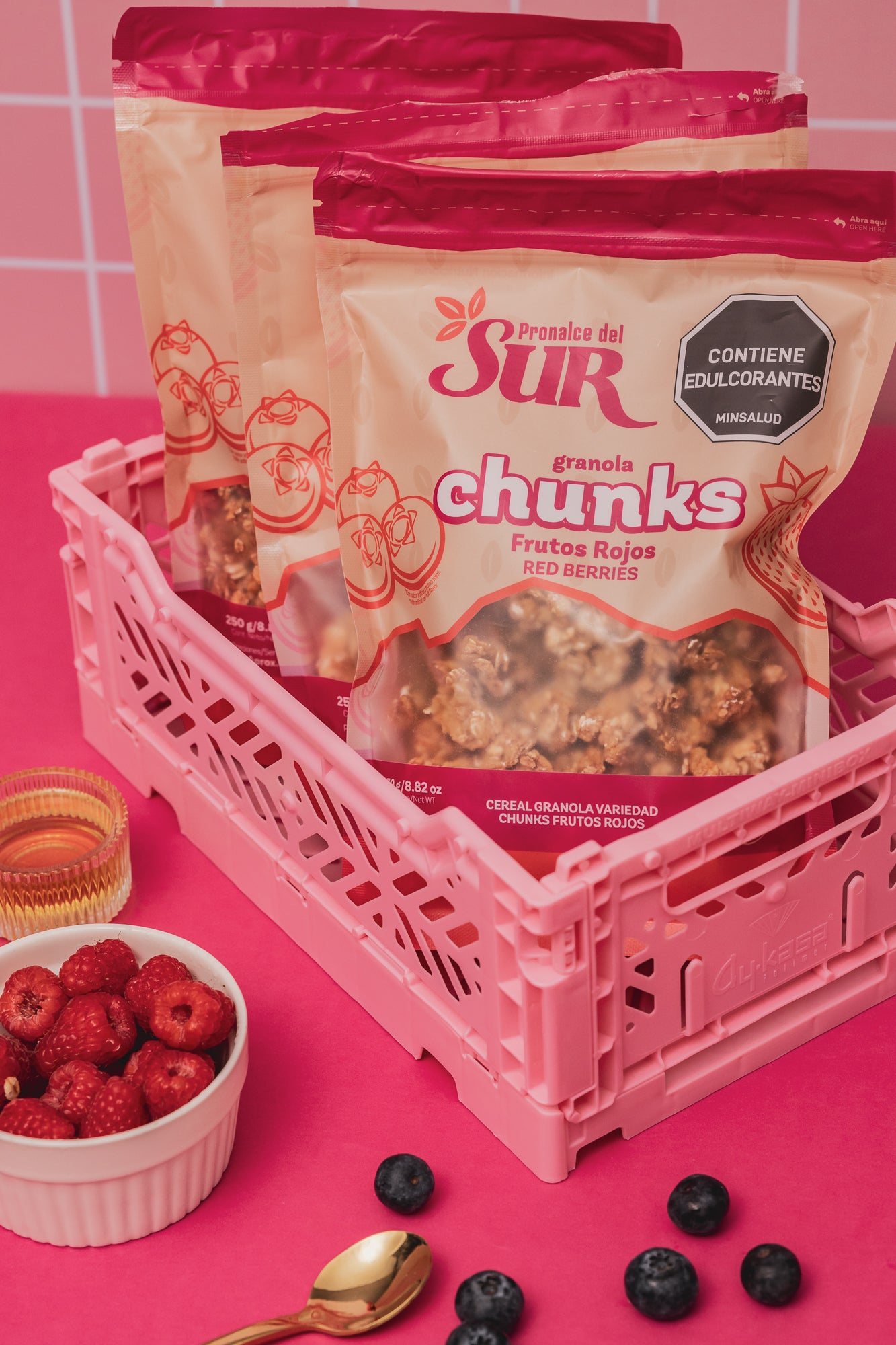 Granola Chunks frutos rojos 250gr
