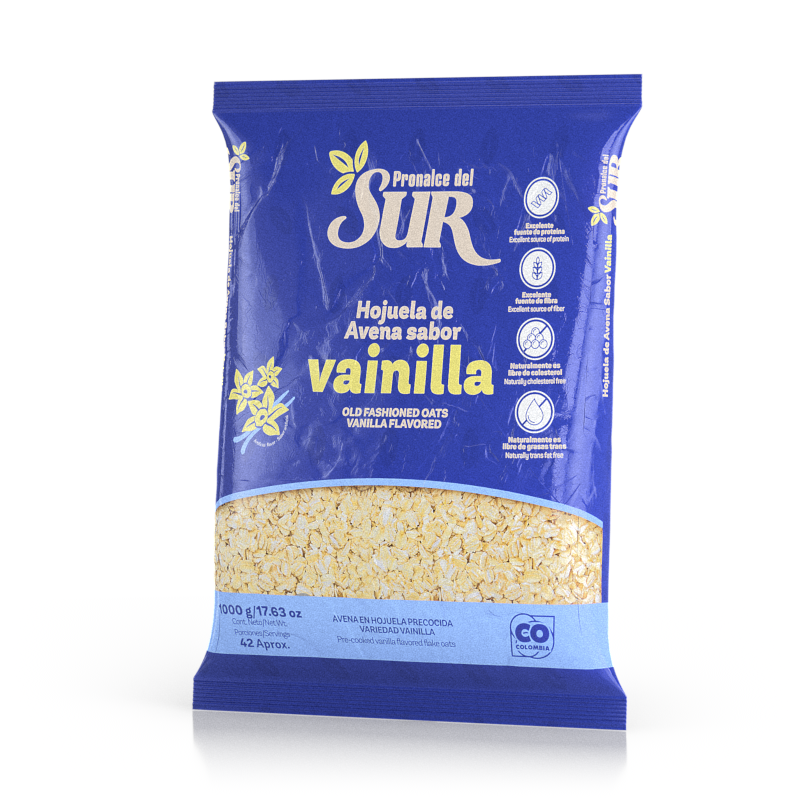 Avena en Hojuela Sabor Vainilla x1000g