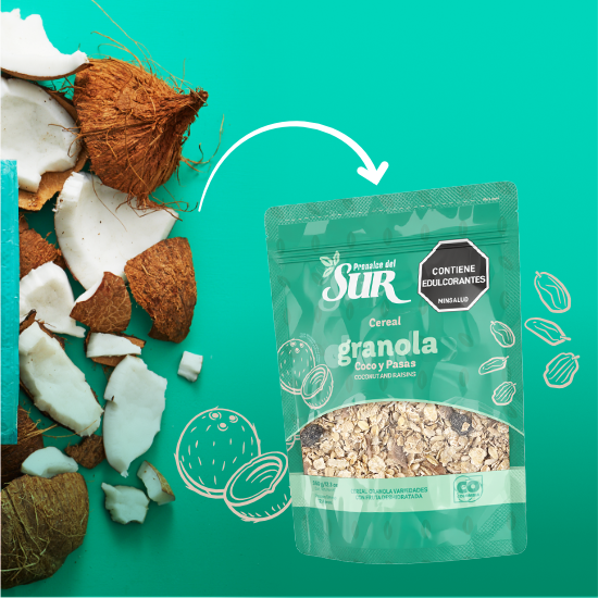Granola Coco Pasas x350gr